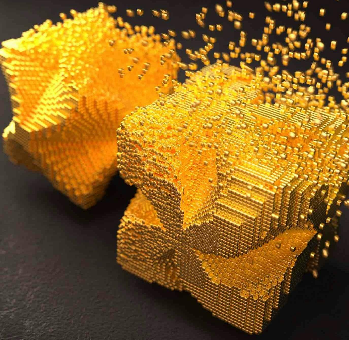 Investigating Chiral Morphogenesis of Gold Using Generative Cellular Automata